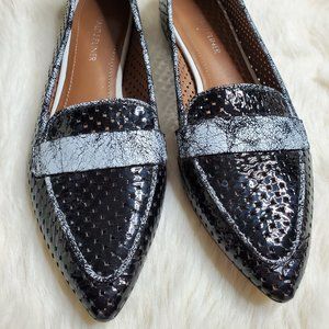 Donald J Pliner Pointed Toe Leather Loafers | 7.5